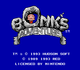 Bonk's Adventure screenshot 3 for NES